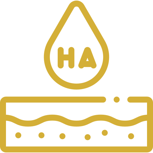 Icono rellenos con ácido hialurónico para restaurar volumen facial