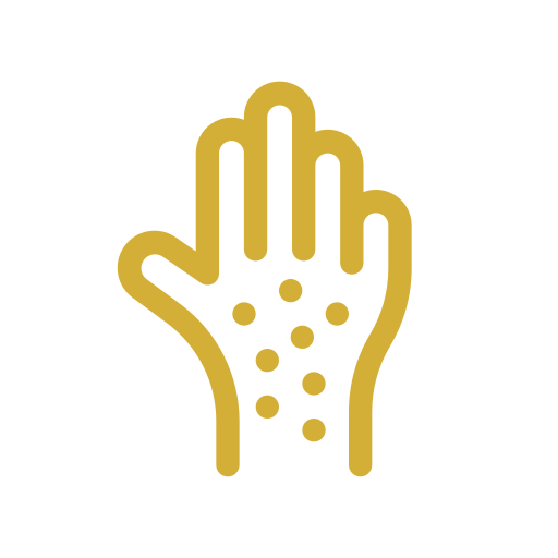 Icono de psoriasis y enfermedades inflamatorias de la piel