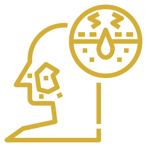 Icono de manchas melasma y cicatrices en la piel