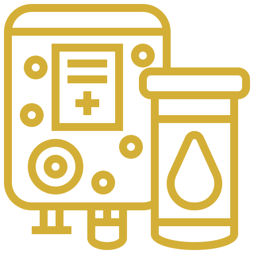 Icono plasma rico en plaquetas PRP para regeneración celular en Cuenca