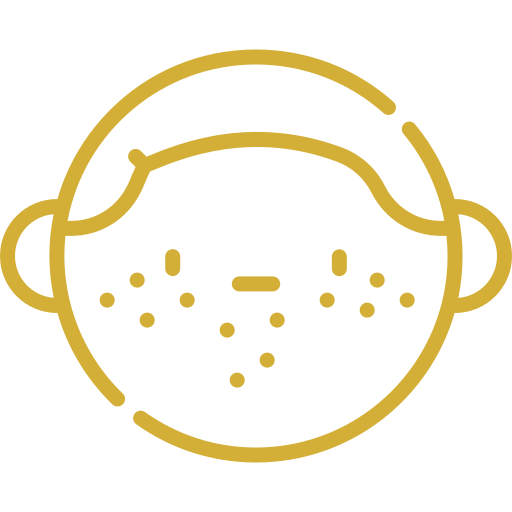 Icono de rosácea y enrojecimiento facial tratado en Cuenca
